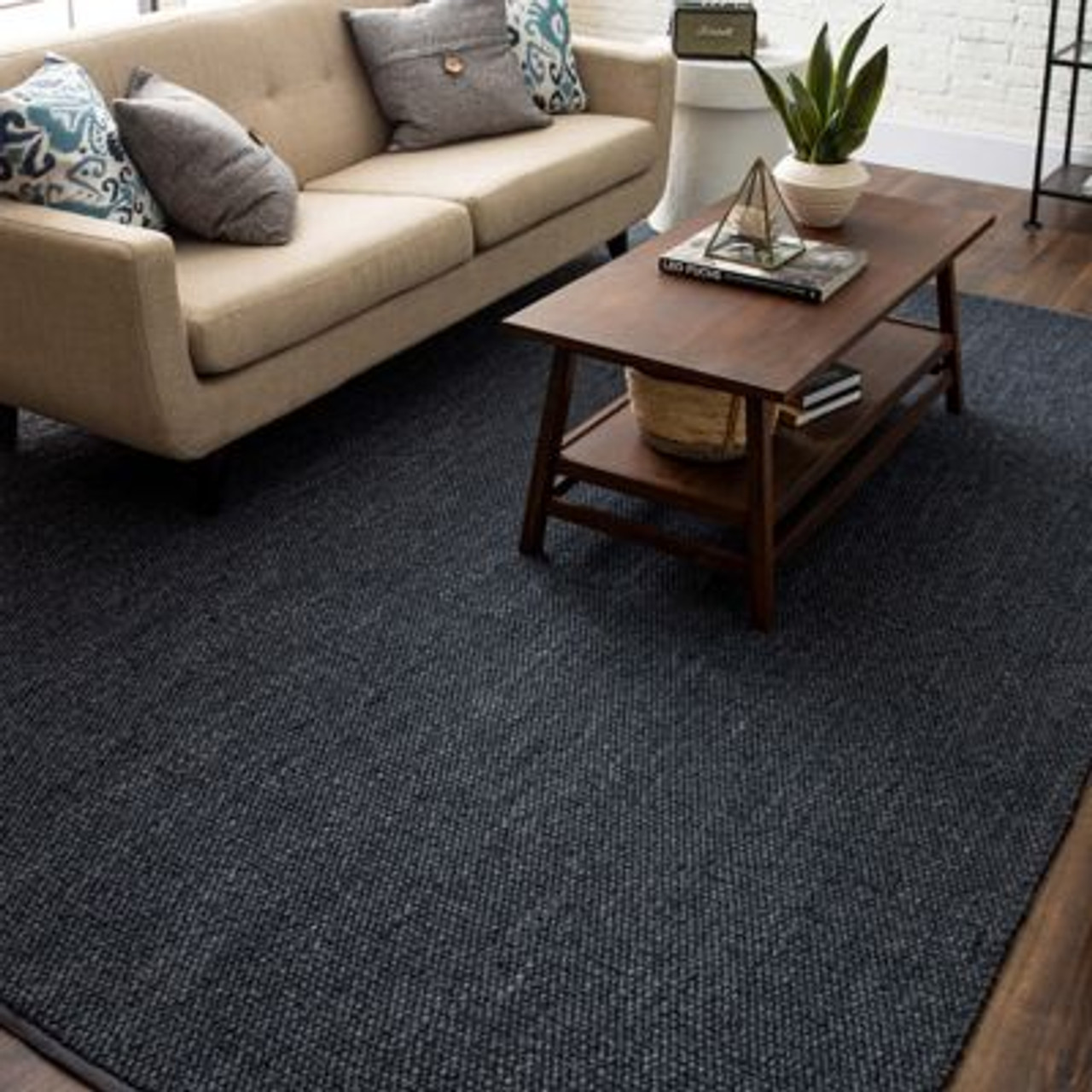Karastan Paloma R1129-530 Blue Nights Area Rug By Drew & Jonathan Home room scene