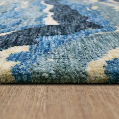 Karastan Pelican Bay Winward R1343-558 Ocean Area Rug by Salt Life