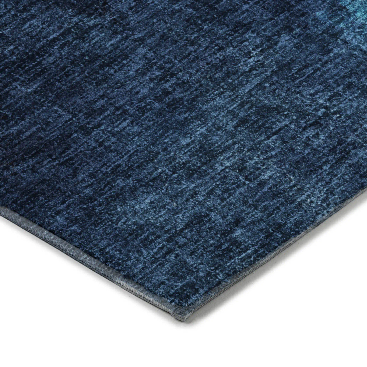 Dalyn Boca BO7 Denim Area Rug Corner