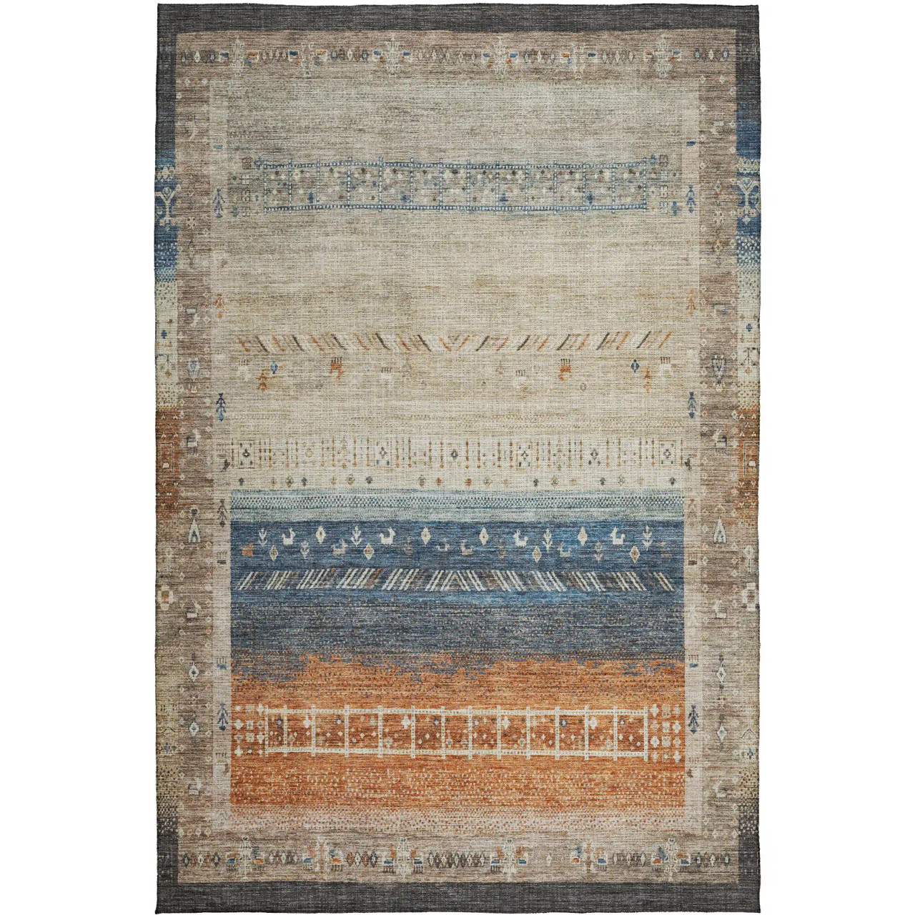 Dalyn Karaj KJ7 Brown Area Rug