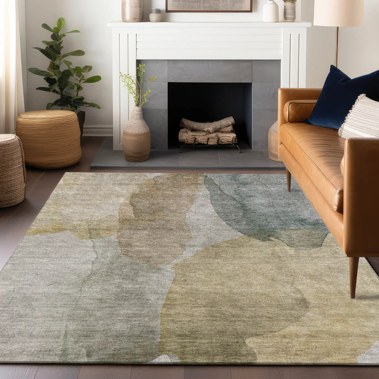 Dalyn Ravenna RN12 Wheat Area Rug Room Scene 2