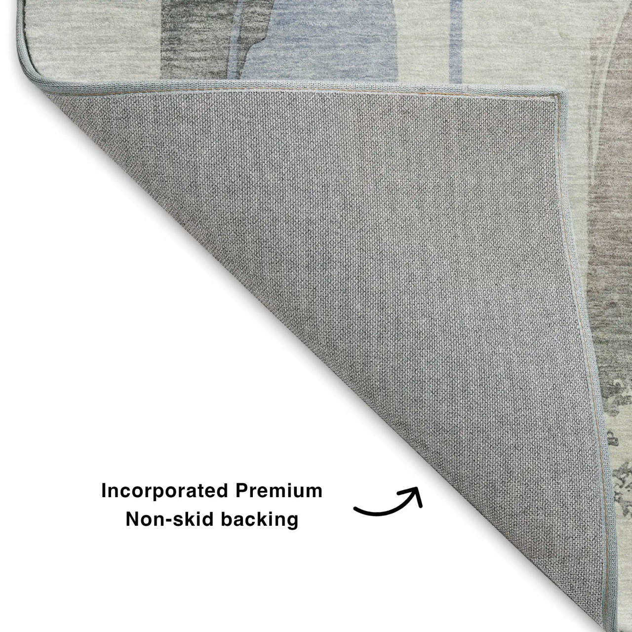 Dalyn Ravenna RN7 Denim Area Rug Corner