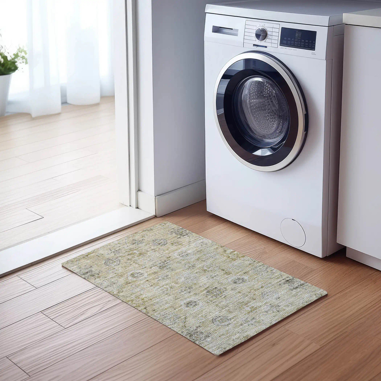 Dalyn Solace SL10 Beige Area Scatter Rug Room Scene