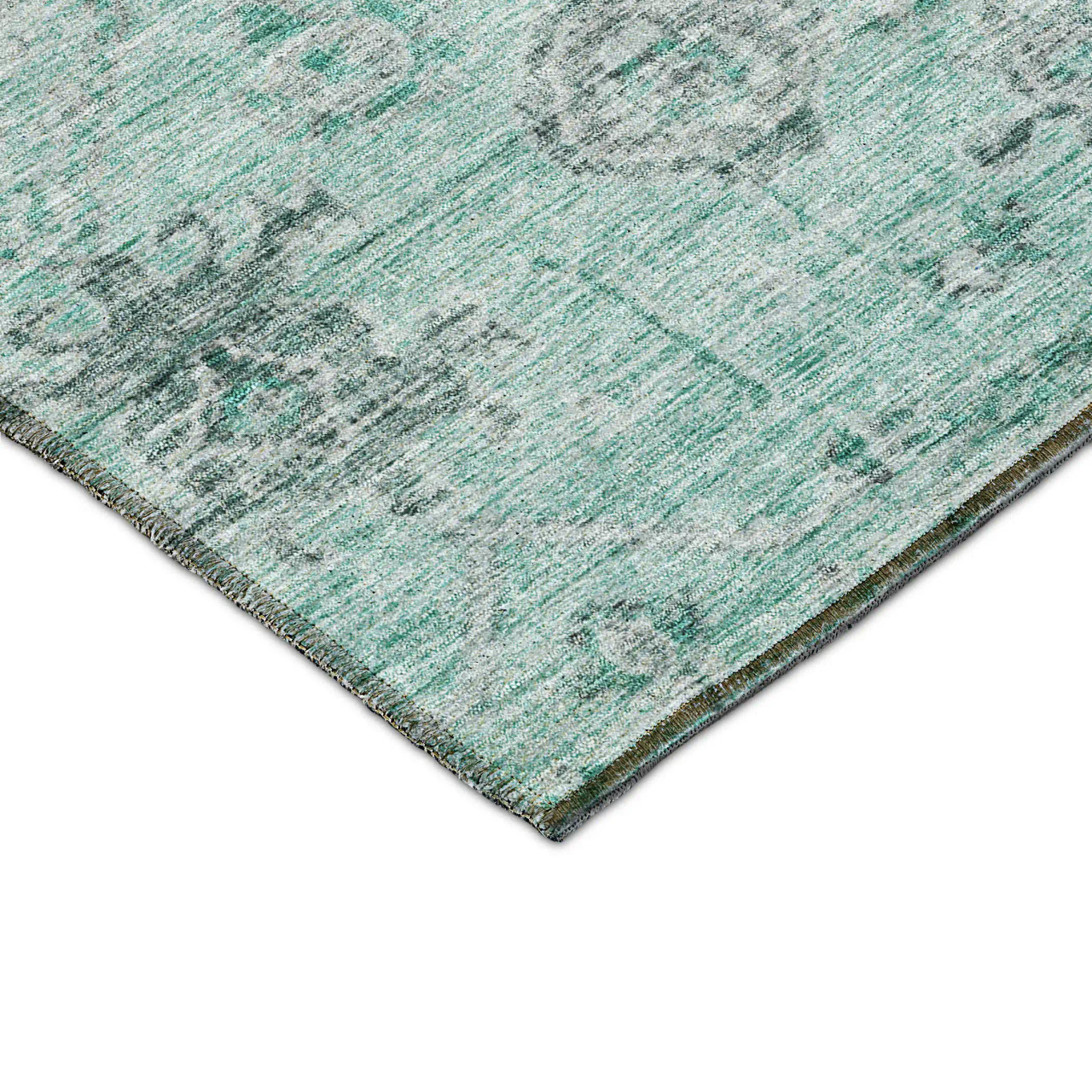 Dalyn Solace SL10 Teal Area Rug Corner