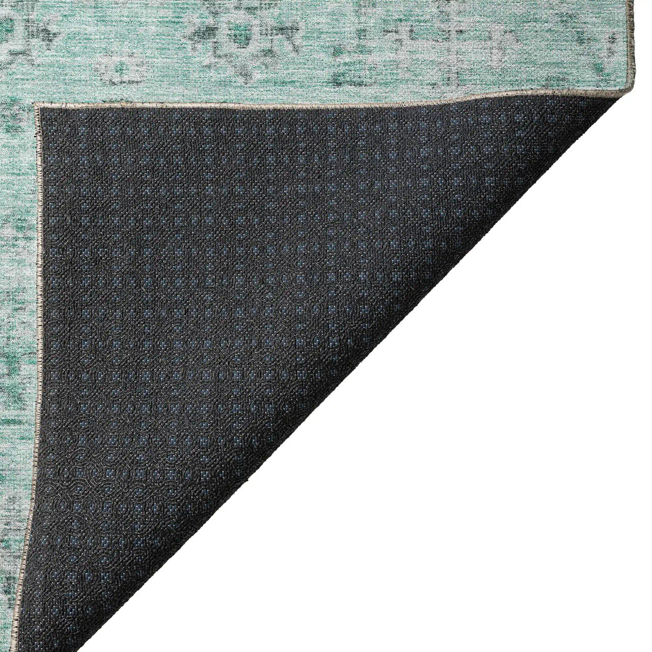 Dalyn Solace SL10 Teal Area Rug Corner
