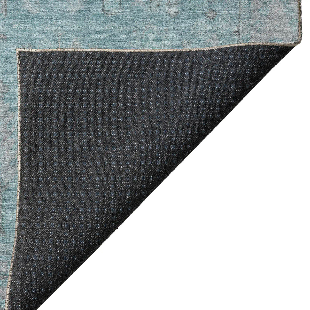 Dalyn Solace SL11 Aqua Area Rug Corner