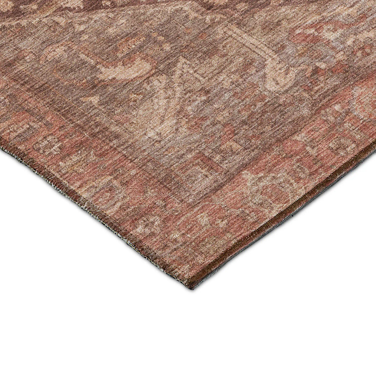 Dalyn Solace SL14 Burgundy Area Rug Corner