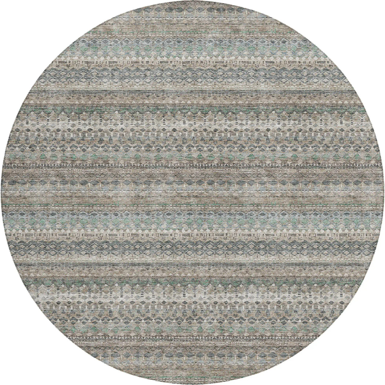 Dalyn Solace SL2 Khaki Area Round Rug