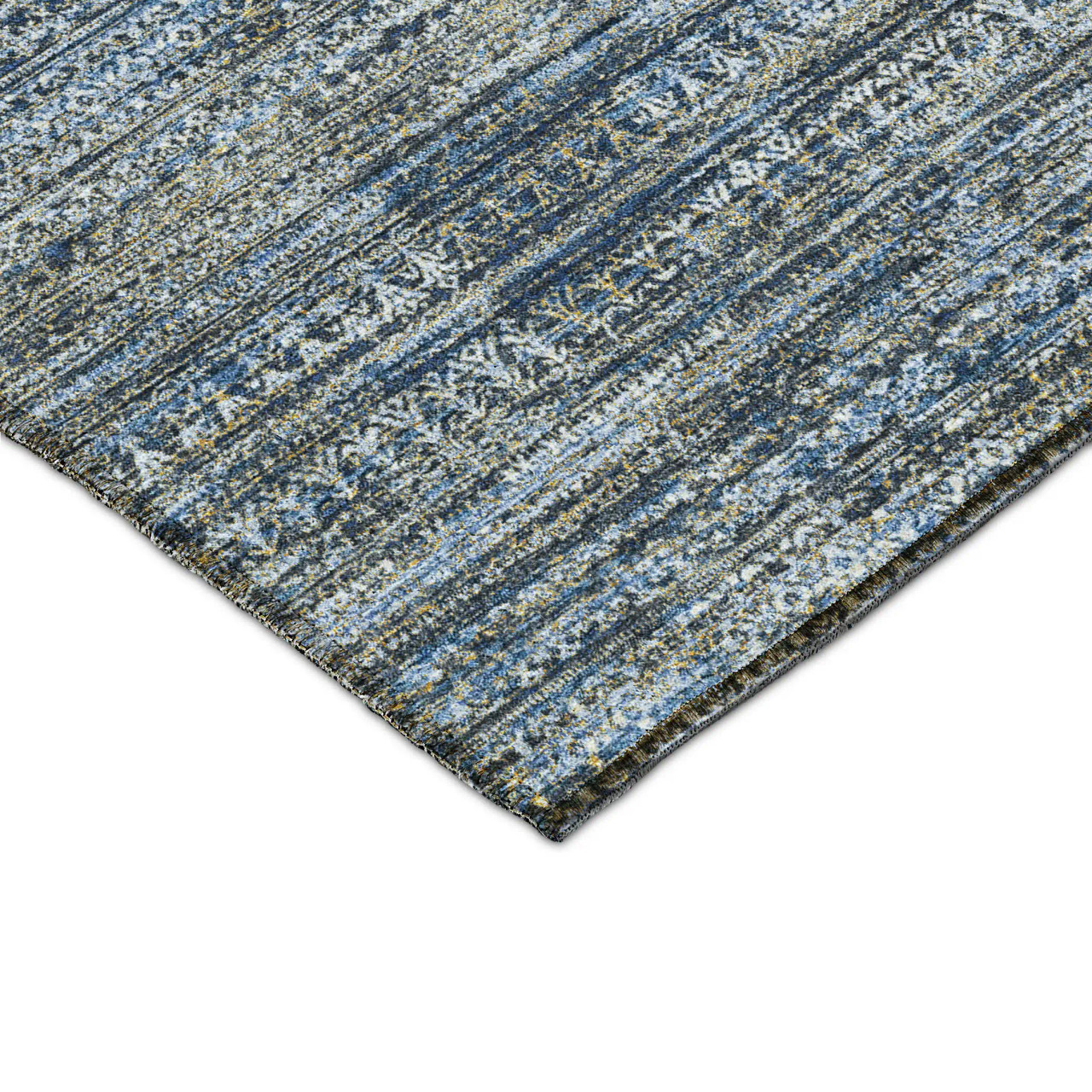 Dalyn Solace SL3 Denim Area Rug Corner