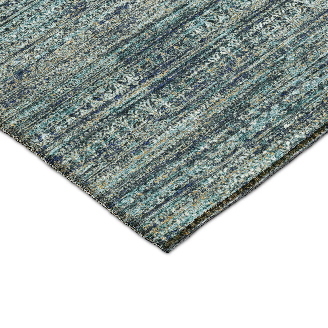 Dalyn Solace SL3 Teal Area Rug Corner