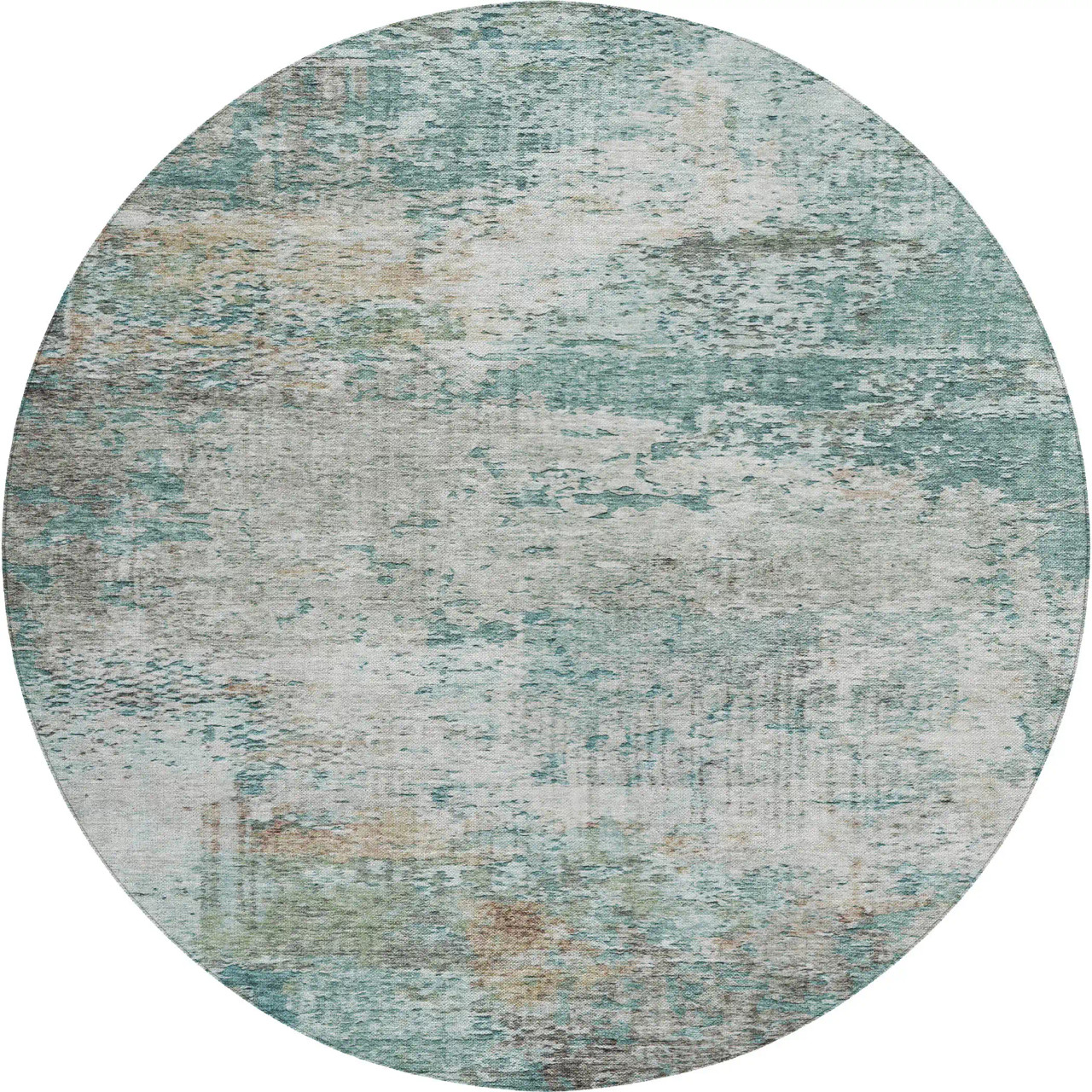 Dalyn Solace SL5 Teal Area Round Rug