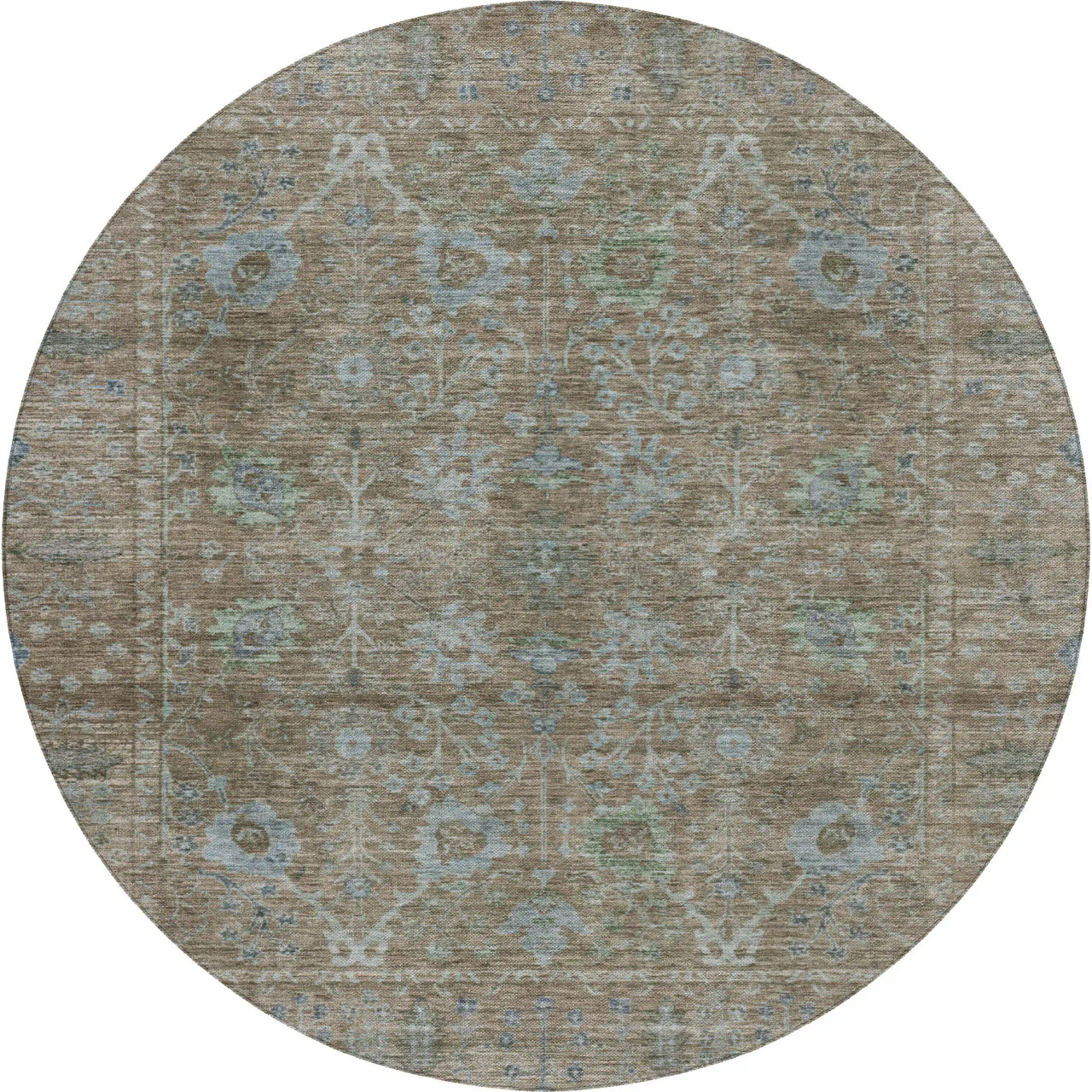 Dalyn Solace SL9 Brown Area Round Rug