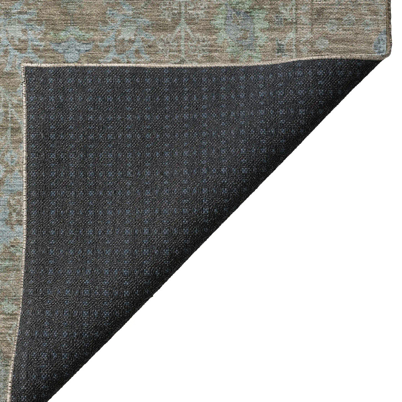 Dalyn Solace SL9 Brown Area Rug Corner