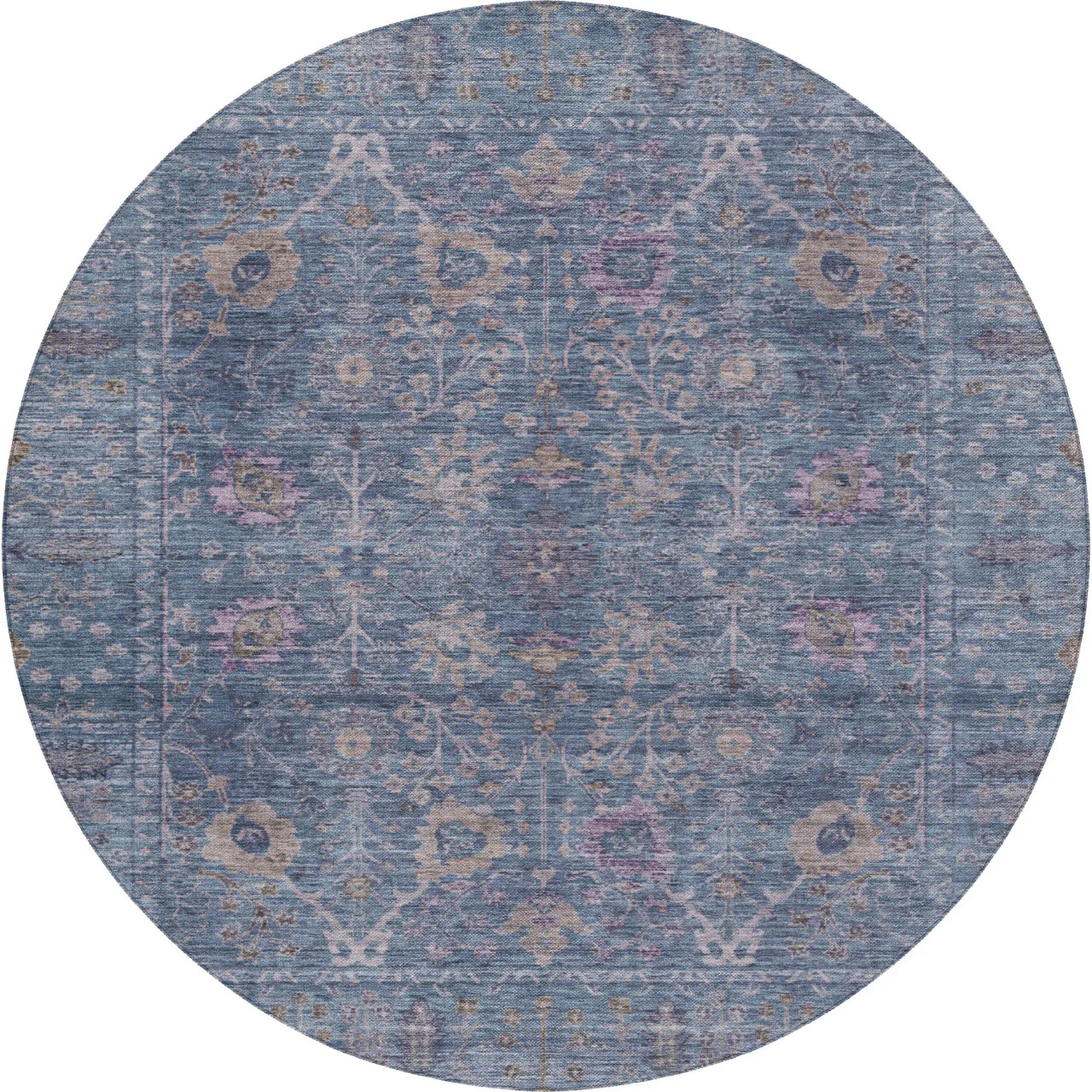 Dalyn Solace SL9 Denim Area Round Rug