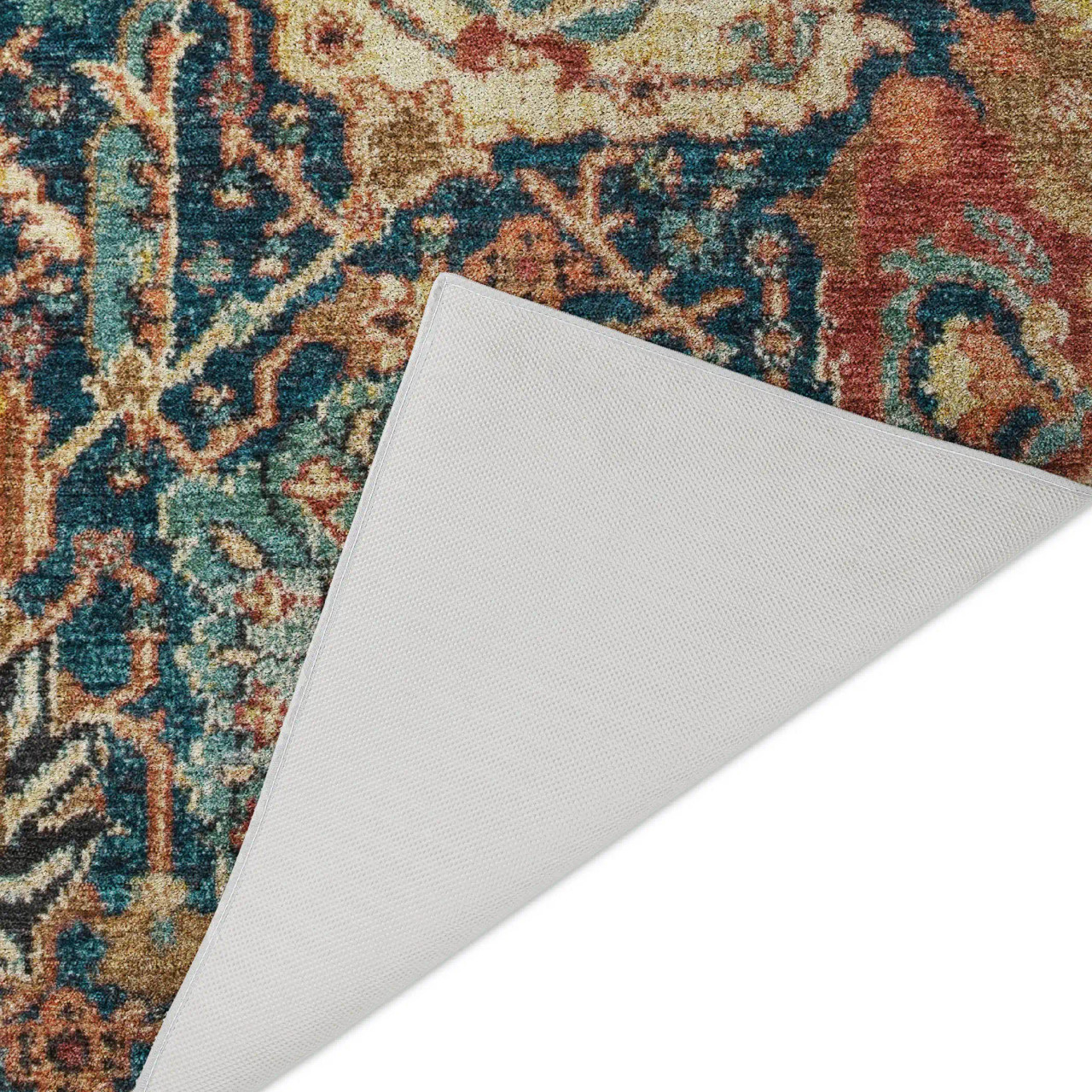 Dalyn Tabrook TB10 Navy Area Rug Backing