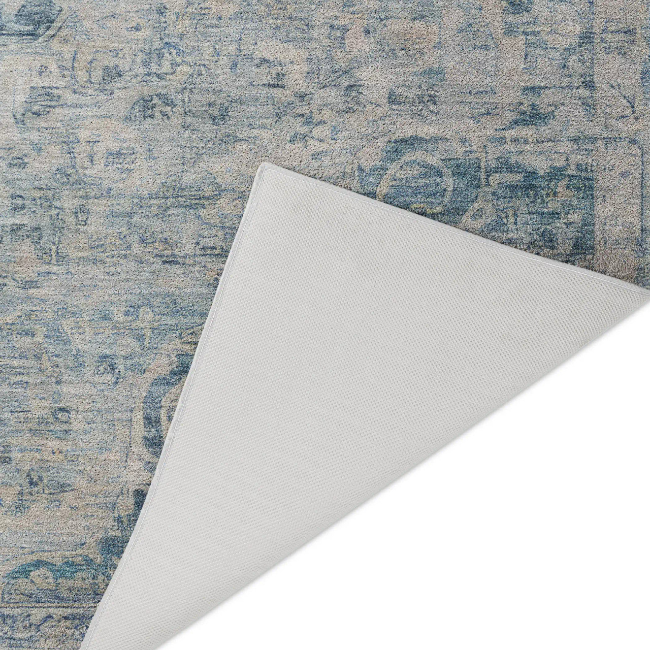 Dalyn Tabrook TB5 Blue Area Rug Backing