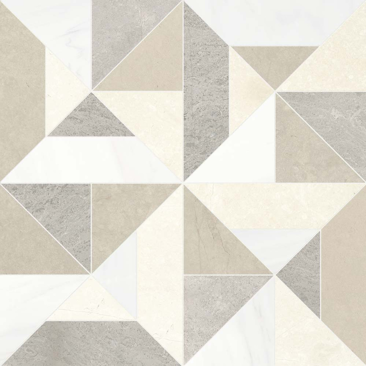 Utopio Tria 16x16 Mosaic Honed 5001-0433-0 Dune Tile