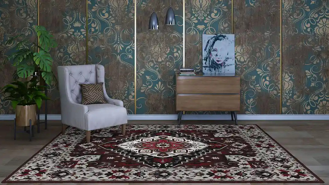 Dalyn Integra In349 Salerno Romanesque Area Rug Room Scene