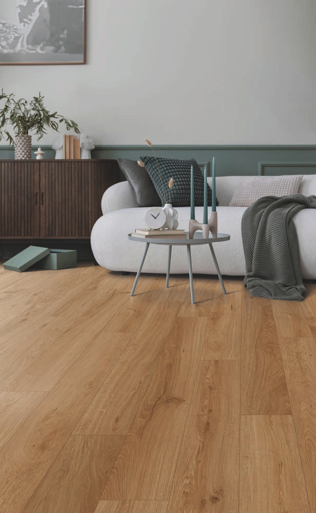 Engineered Floors PureGrain High-Def Antiquity D2028-1102 Jet Stream Oak 7-1/2" X 60" Luxury Vinyl Plank Room Scene