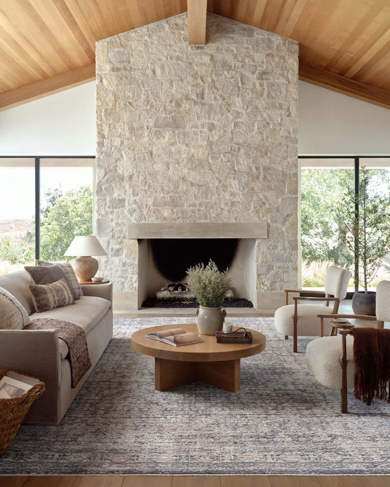 Alie ALE-03 Charcoal Dove Area Rug - Amber Lewis x Loloi