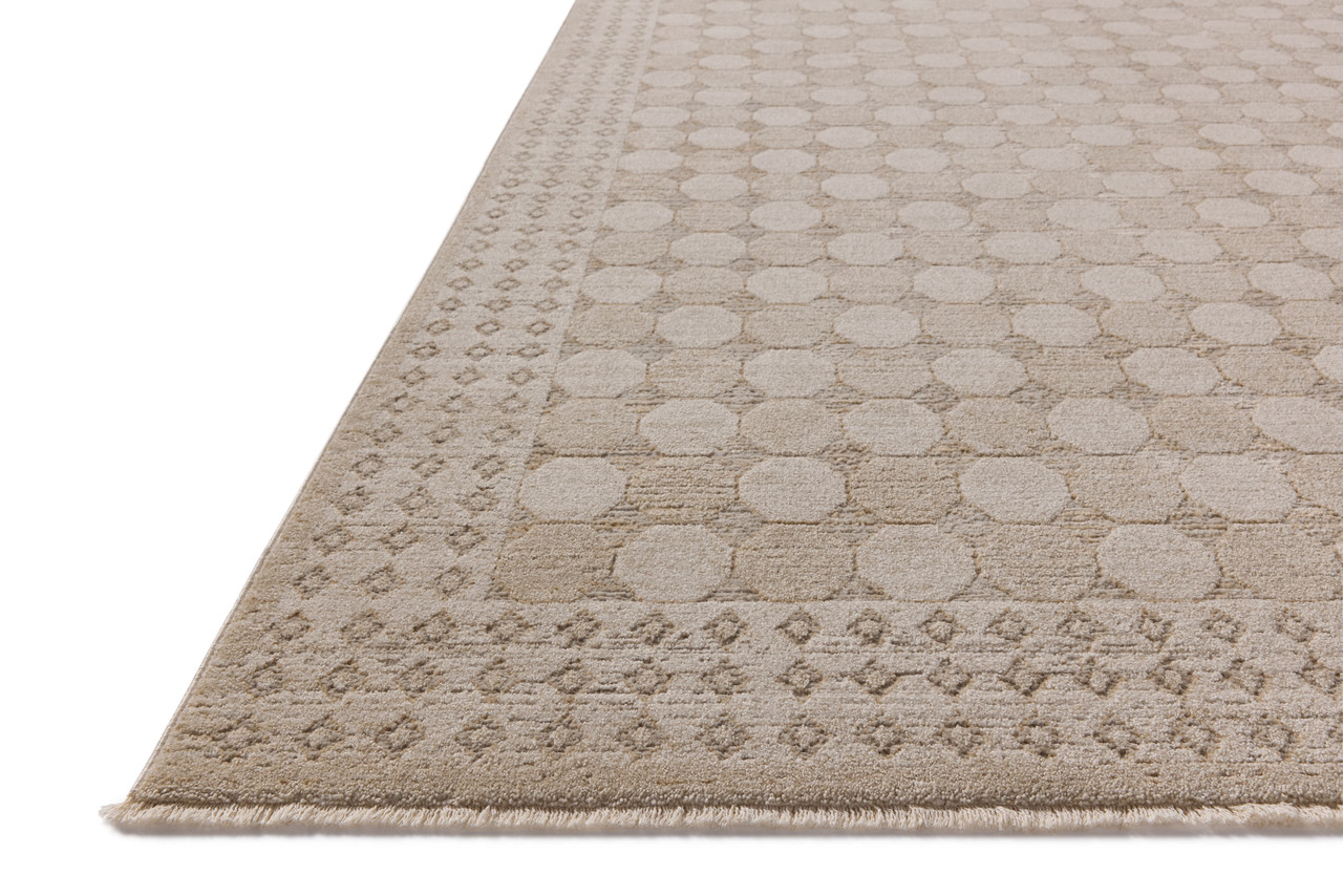 Cali CIL-01 Taupe Natural Area Rug - Amber Lewis x Loloi Corner