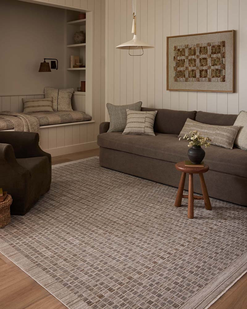 Cali CIL-02 Natural Slate Area Rug - Amber Lewis x Loloi Room Scene
