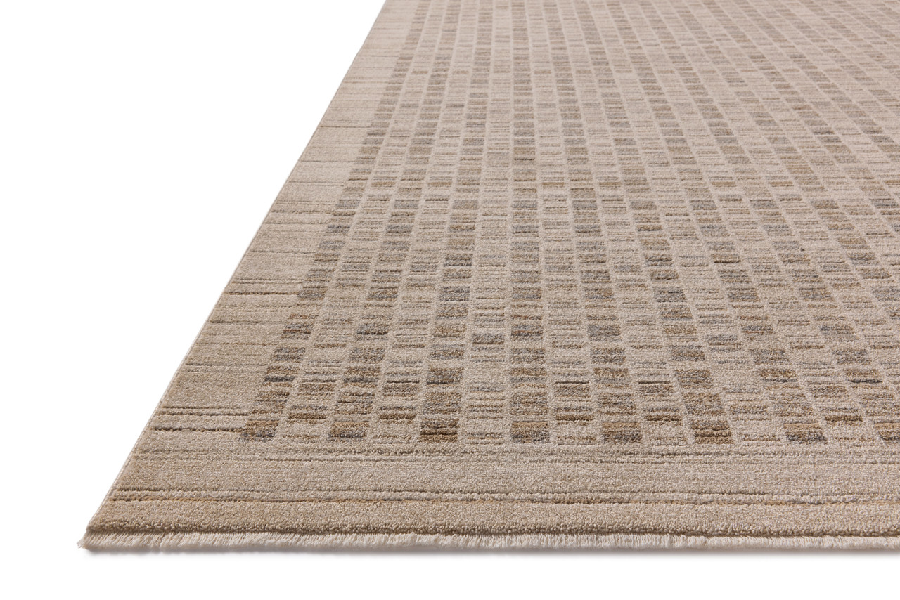 Cali CIL-02 Natural Slate Area Rug - Amber Lewis x Loloi Corner