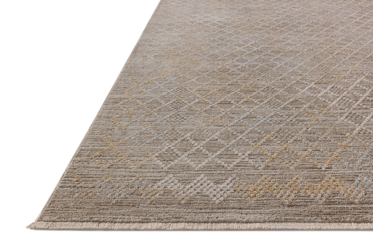Cali CIL-03 Taupe Multi Area Rug - Amber Lewis x Loloi Corner