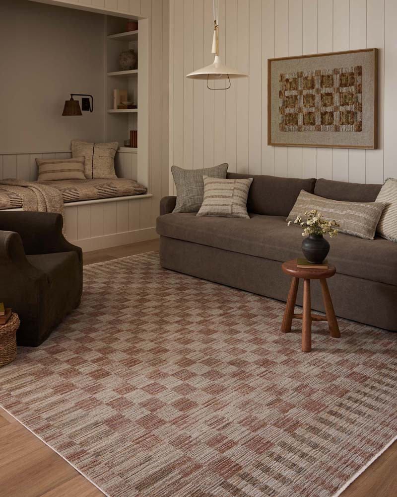 Cali CIL-06 Brick Natural Area Rug - Amber Lewis x Loloi Room Scene