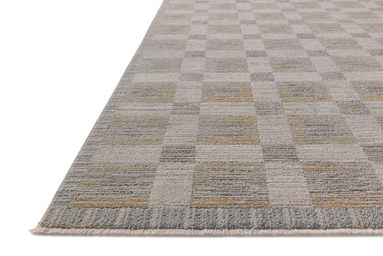 Cali CIL-07 Mist Wheat Area Rug - Amber Lewis x Loloi Corner