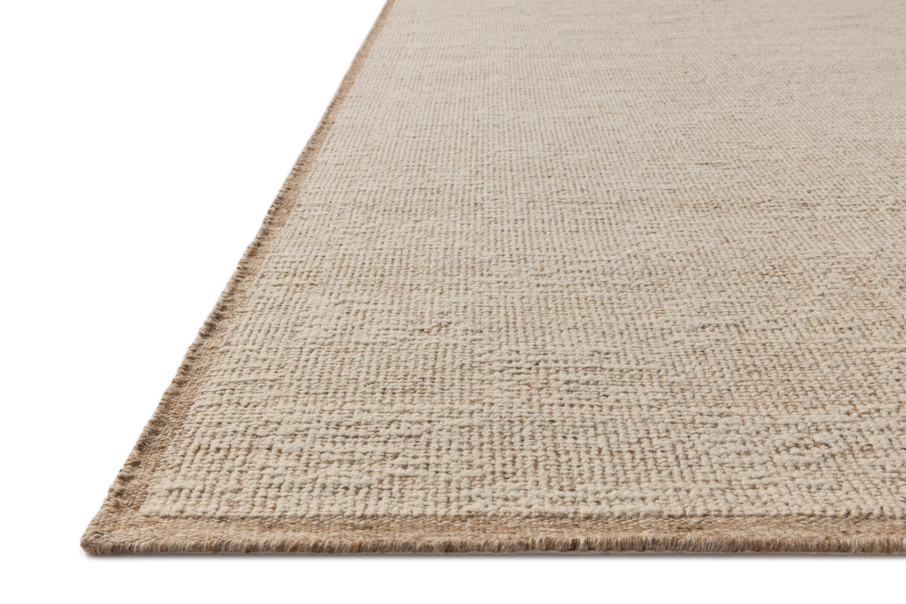 Dakota DAK-01 Natural Ivory Area Rug - Amber Lewis x Loloi Corner