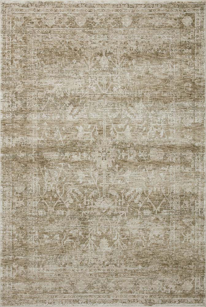 Honora HON-01 Khaki Beige Area Rug - Amber Lewis x Loloi