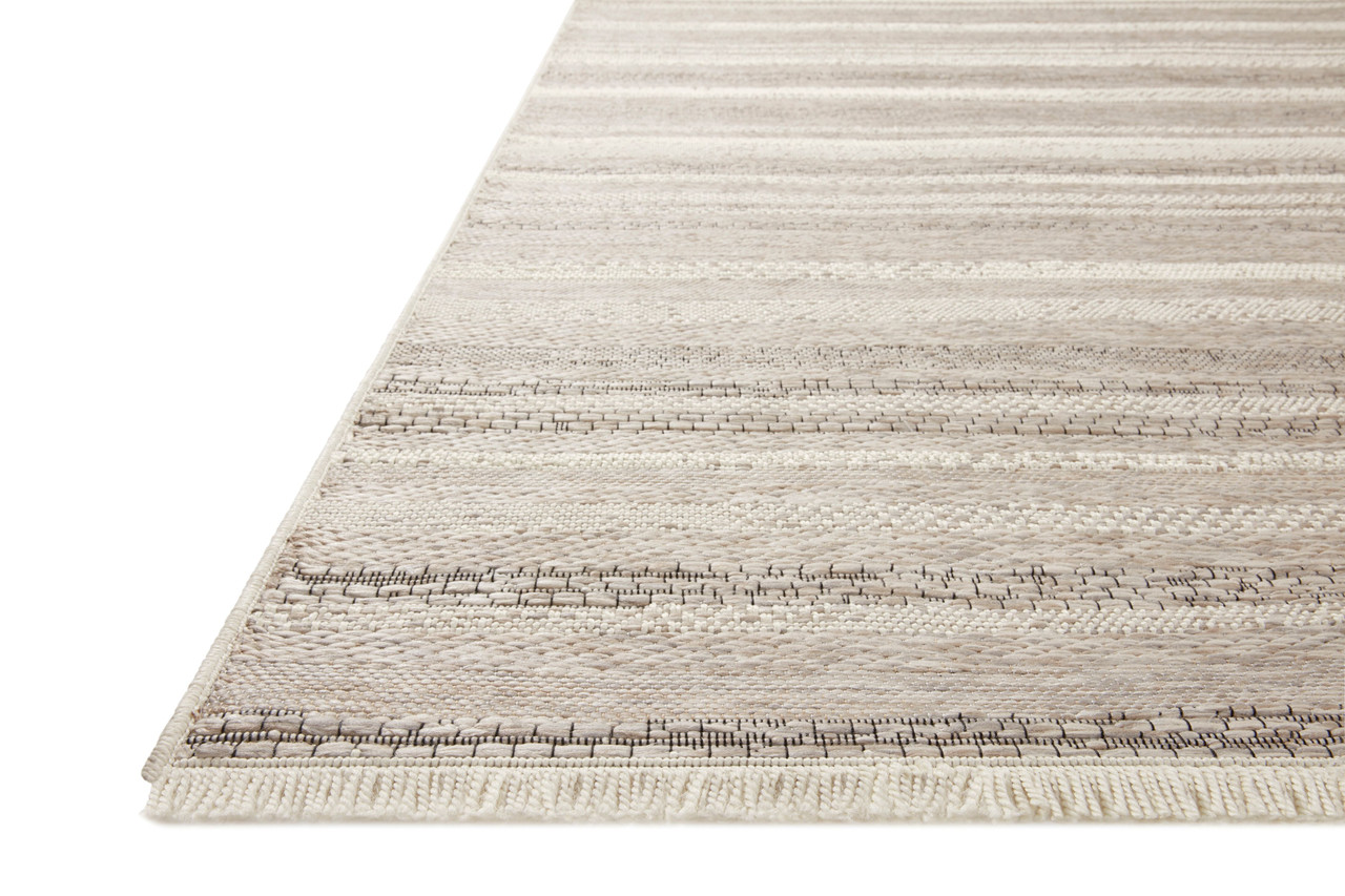 Malibu MAB-02 Ivory Dove Area Rug - Amber Lewis x Loloi Corner