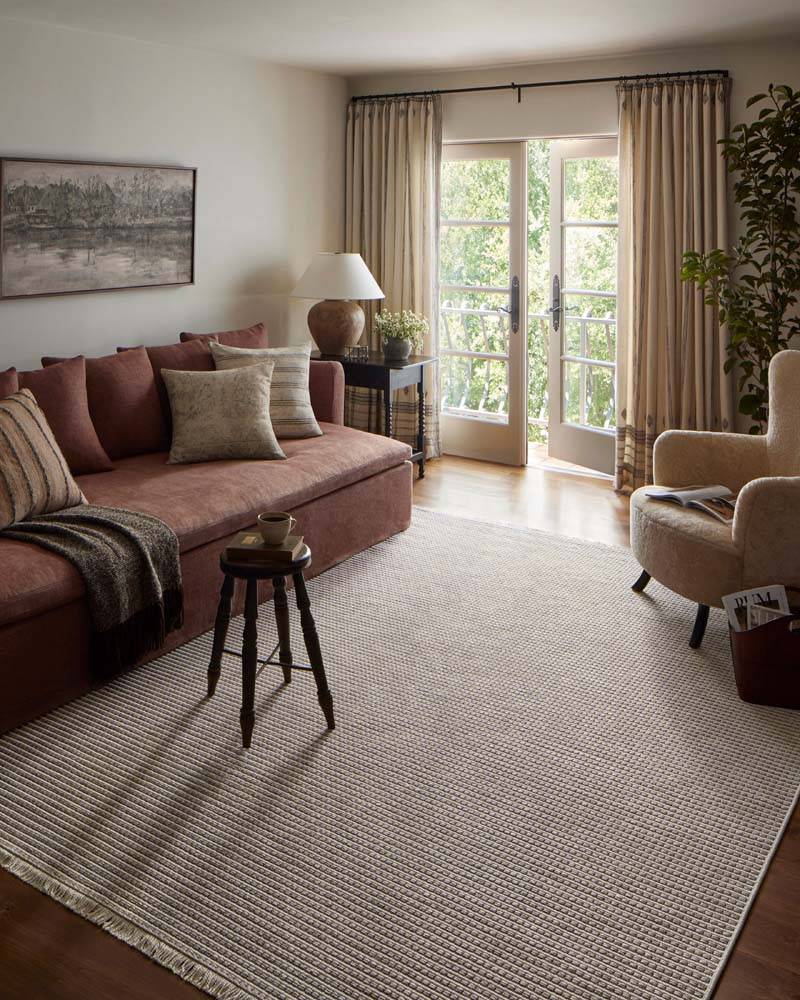 Malibu MAB-04 Ivory Dove Area Rug - Amber Lewis x Loloi Room Scene