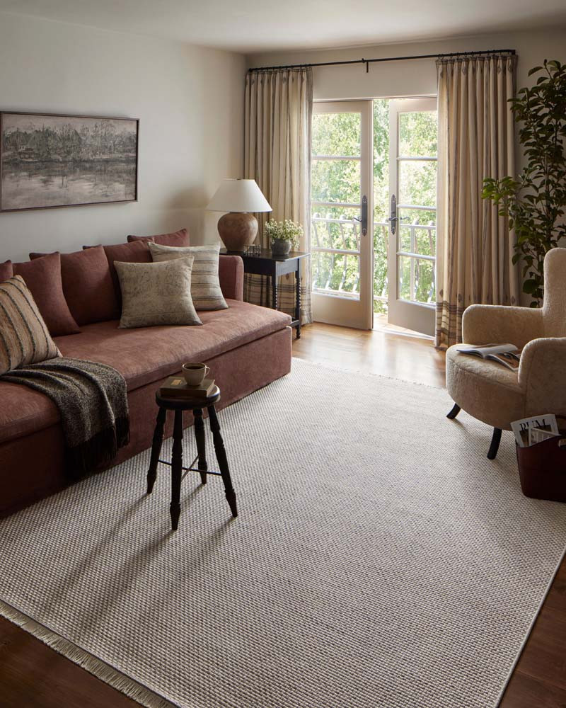 Malibu MAB-05 Ivory Dove Area Rug - Amber Lewis x Loloi Room Scene