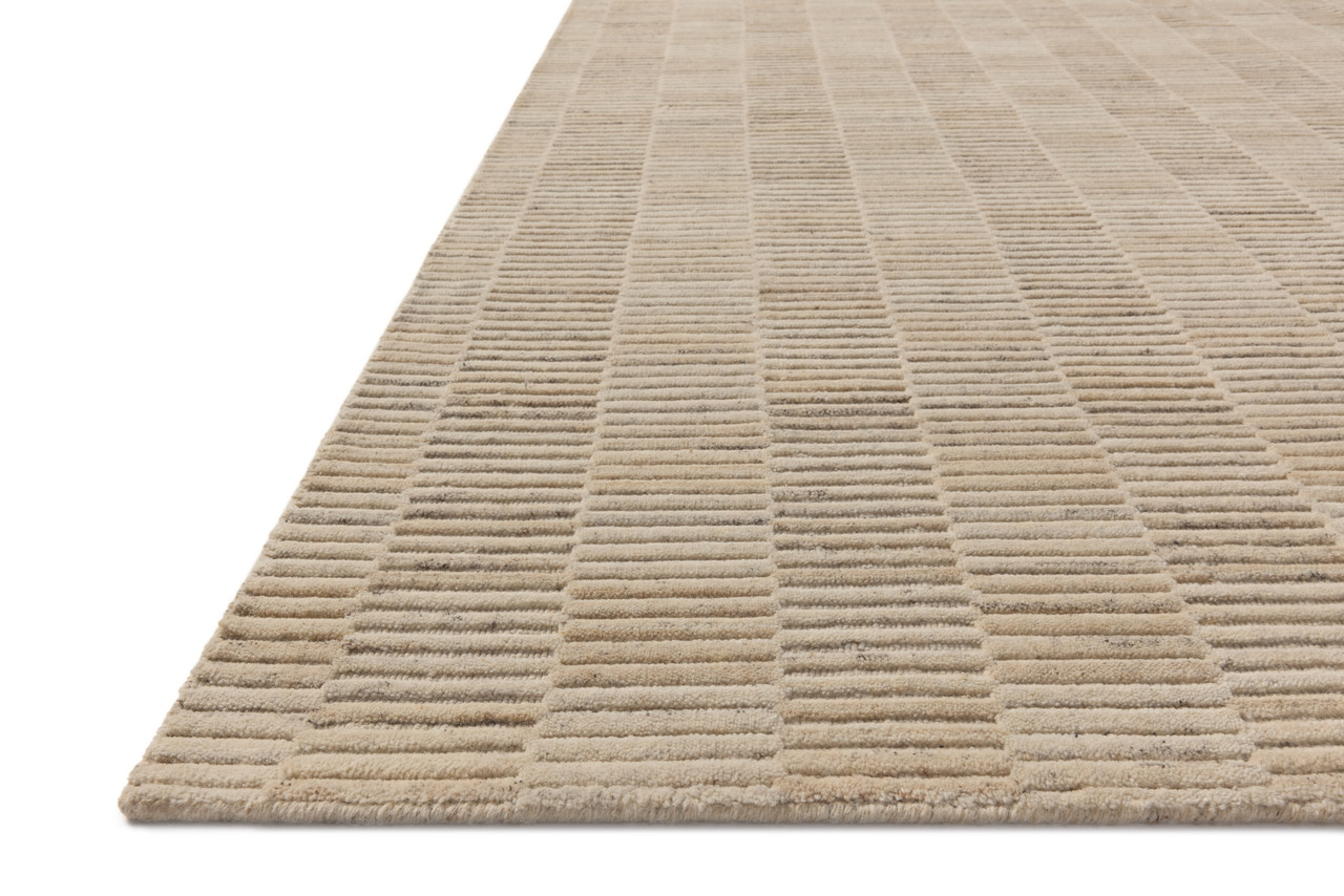 Marlowe MAW-01 Natural Sand Area Rug - Amber Lewis x Loloi Corner