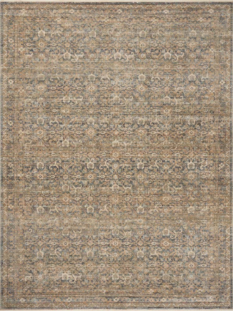 Molly MOL-02 Denim Gold Area Rug - Amber Lewis x Loloi