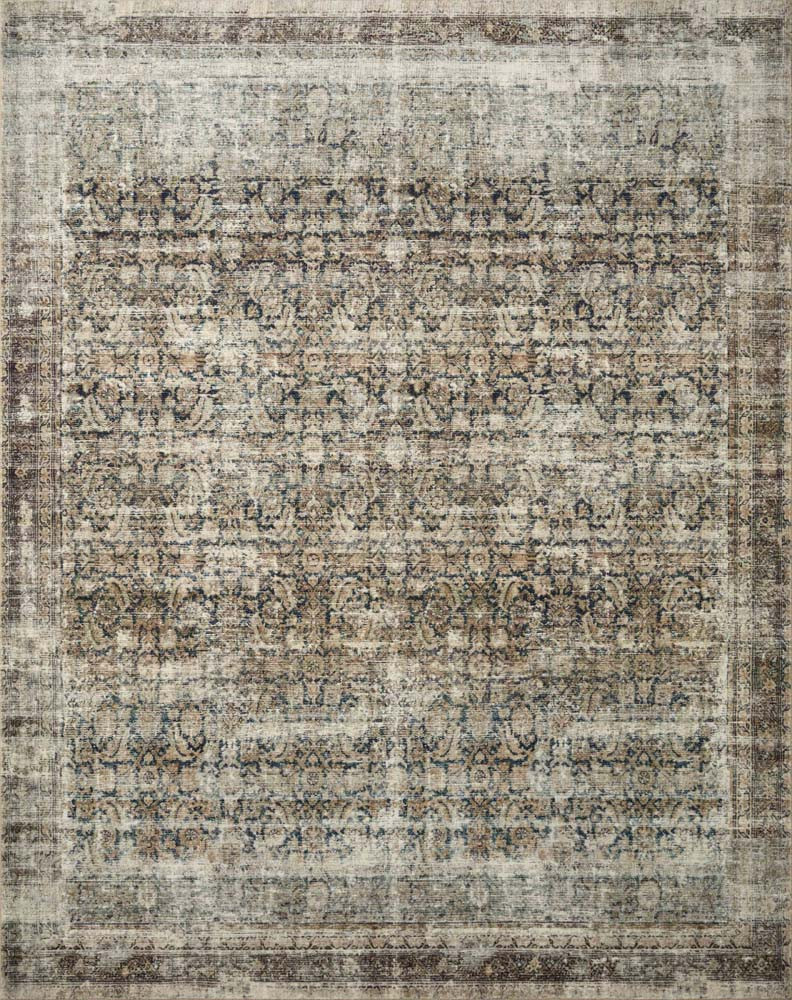 Morgan MOG-02 Navy Sand Area Rug - Amber Lewis x Loloi