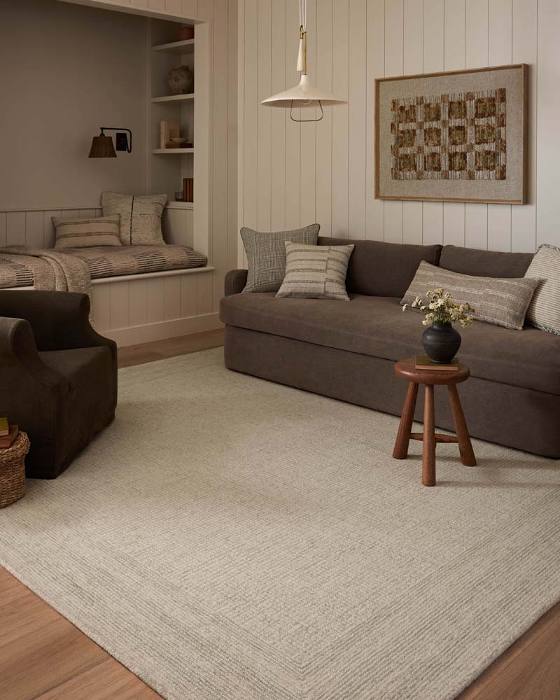 Windsor WIN-01 Ivory Stone Area Rug - Amber Lewis x Loloi