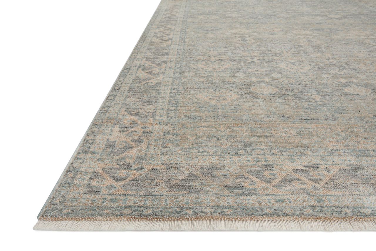 Blake BLA-01 Sky Beige Area Rug - Angela Rose x Loloi Corner
