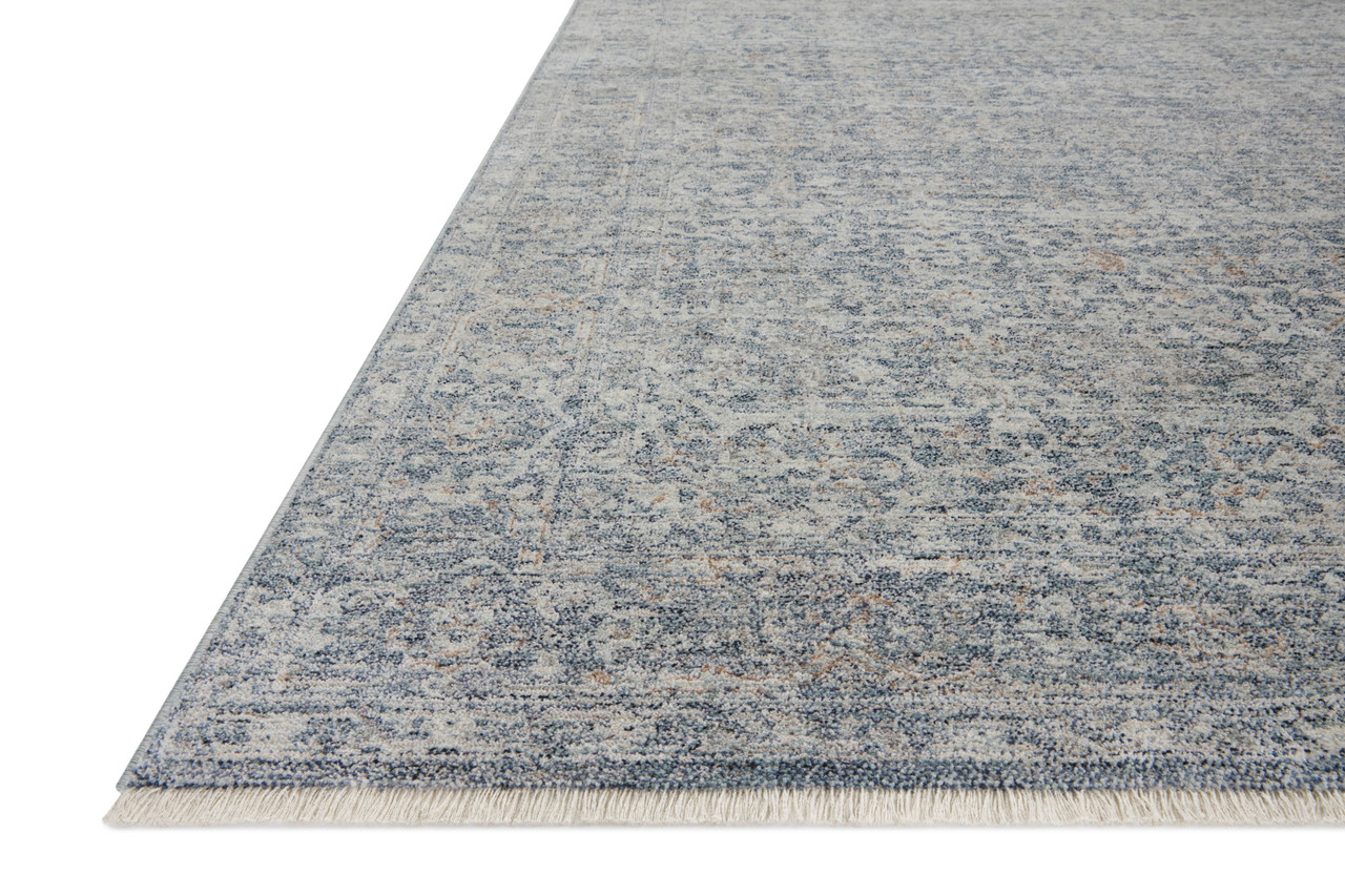 Blake BLA-03 Denim Taupe Area Rug - Angela Rose x Loloi Corner