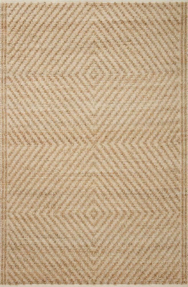Colton CON-04 Natural Ivory Area Rug - Angela Rose x Loloi