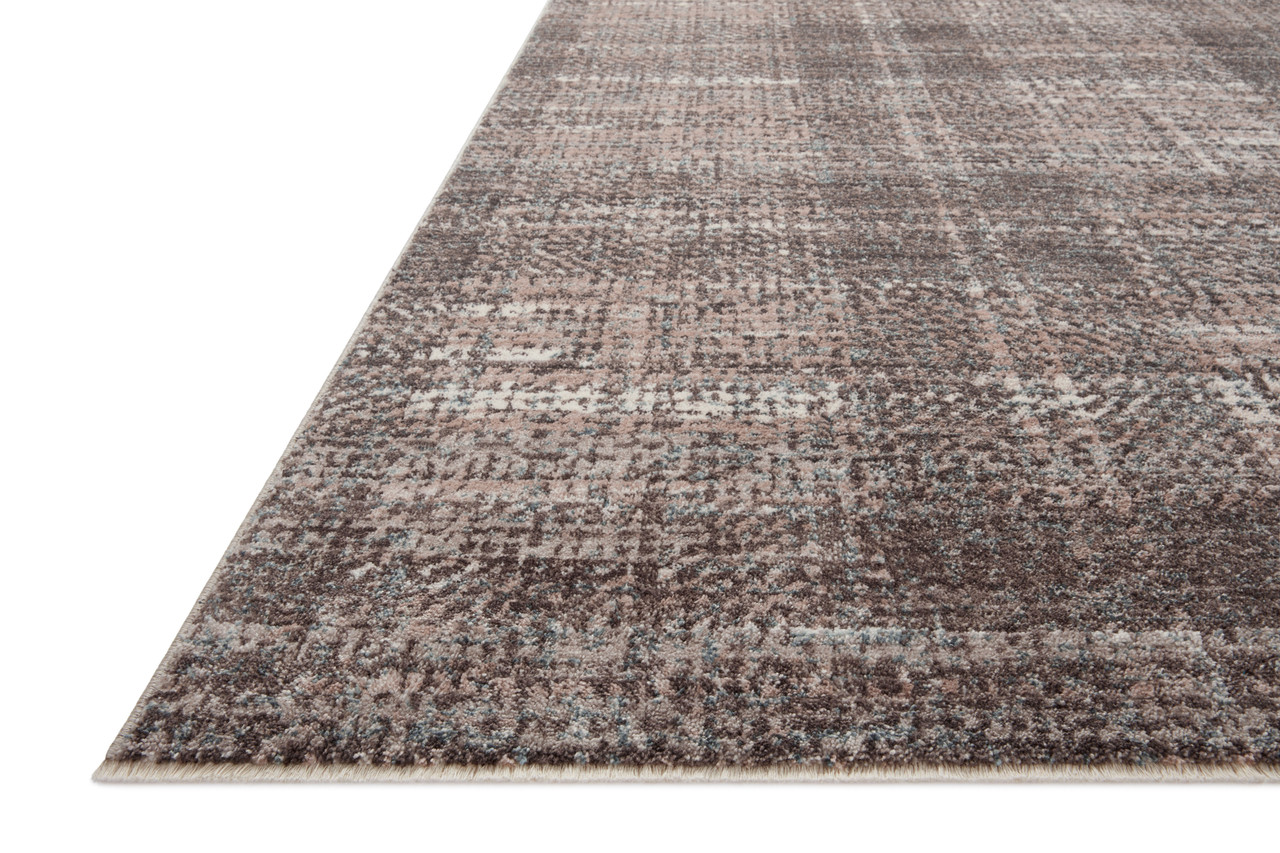Ember EMB-05 Graphite Multi Area Rug - Angela Rose x Loloi Corner