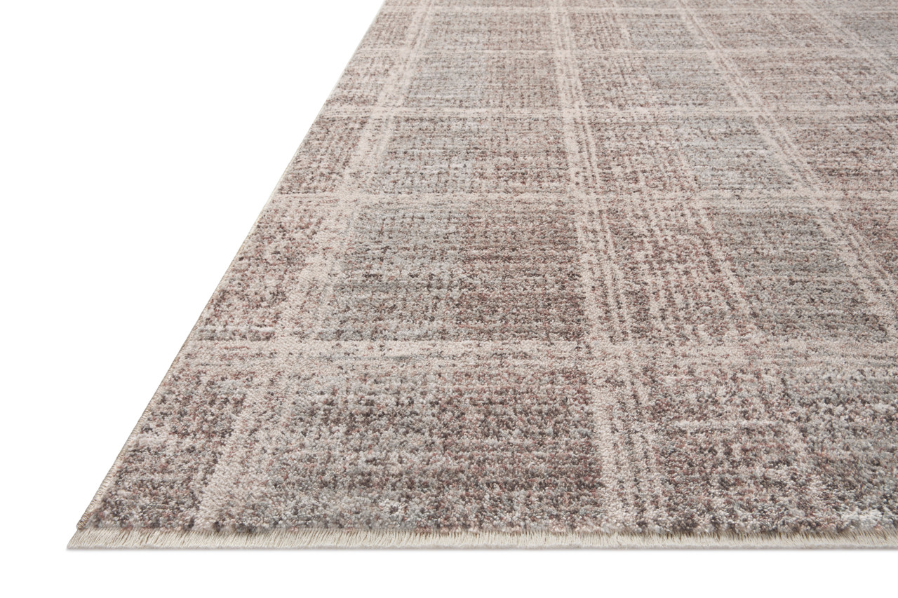Ember EMB-10 Fog Dove Area Rug - Angela Rose x Loloi Corner