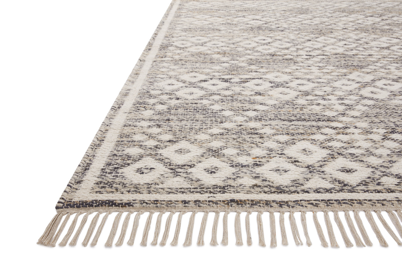 Rivers RIV-01 Denim Ivory Area Rug - Angela Rose x Loloi Corner Rivers RIV-01 Denim Ivory Area Rug - Angela Rose x Loloi Corner
