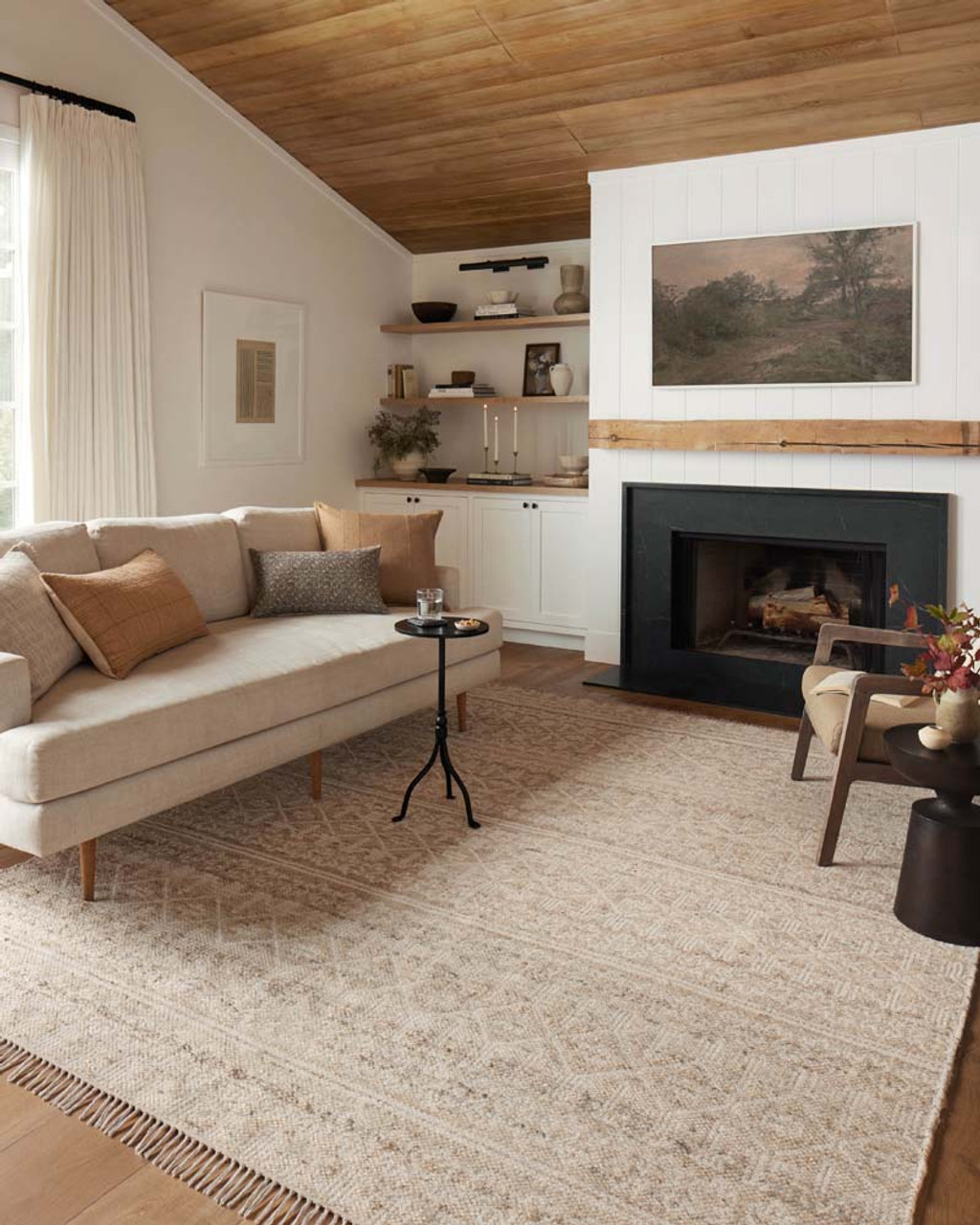 Rivers RIV-03 Sand Ivory Area Rug - Angela Rose x Loloi Room Scene Rivers RIV-03 Sand Ivory Area Rug - Angela Rose x Loloi Room Scene