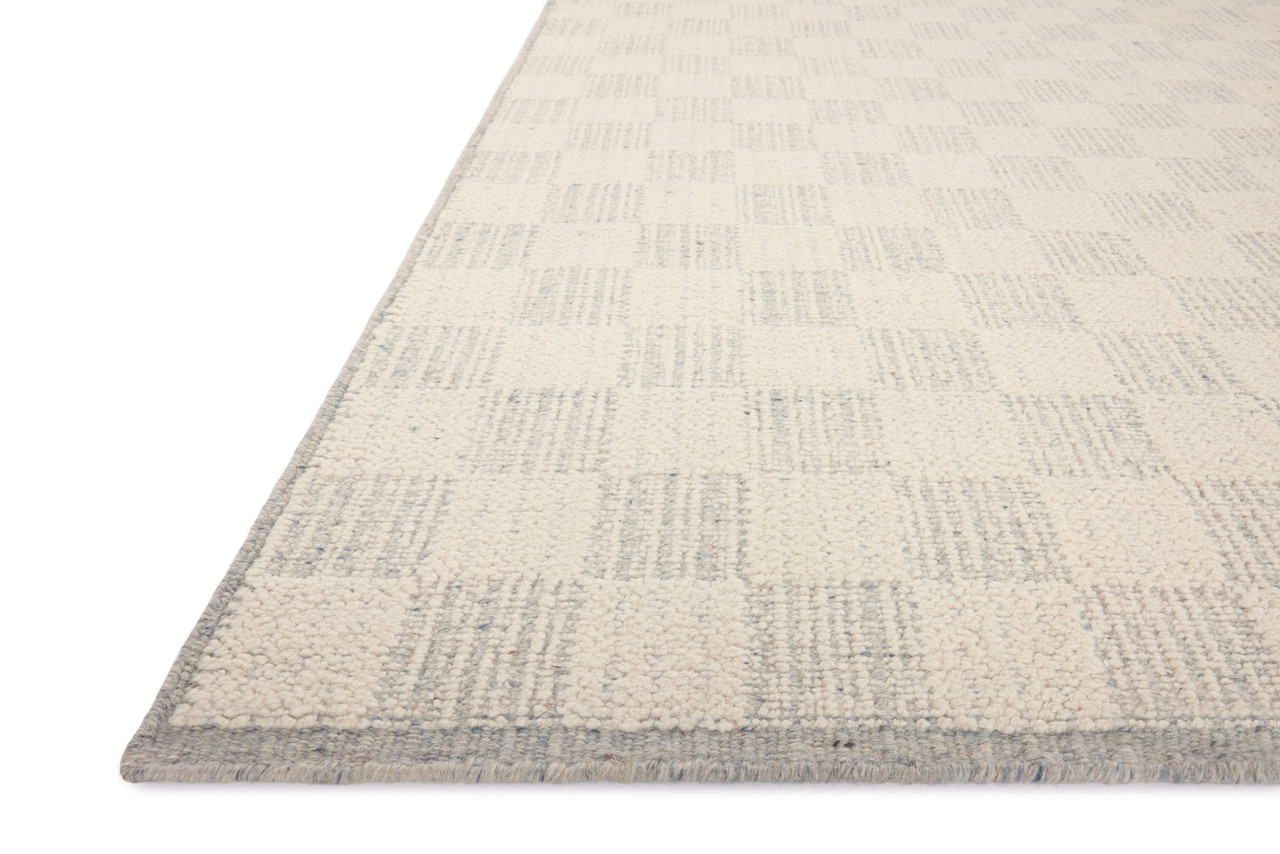 Knox KNX-01 Ivory Silver Area Rug - Brigette Romanek x Loloi Corner