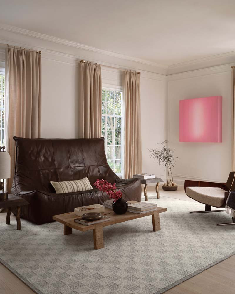 Knox KNX-01 Ivory Sky Area Rug - Brigette Romanek x Loloi Room Scene