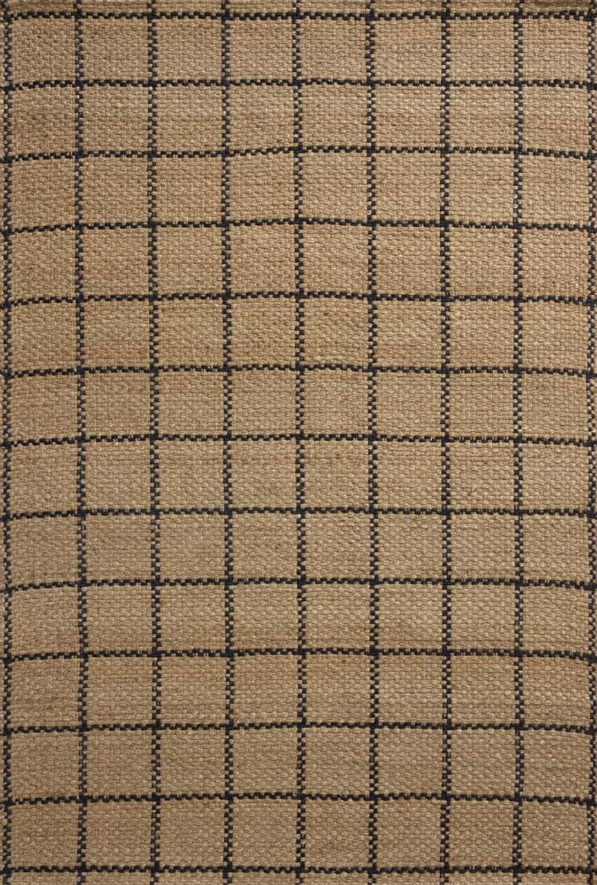 Fletcher FLE-01 Natural Black Area Rug - Chris Loves Julia x Loloi Fletcher FLE-01 Natural Black Area Rug - Chris Loves Julia x Loloi