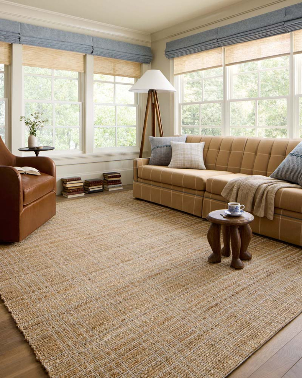 Judy JUD-01 Natural Cream Area Rug - Chris Loves Julia x Loloi Room Scene Judy JUD-01 Natural Cream Area Rug - Chris Loves Julia x Loloi Room Scene
